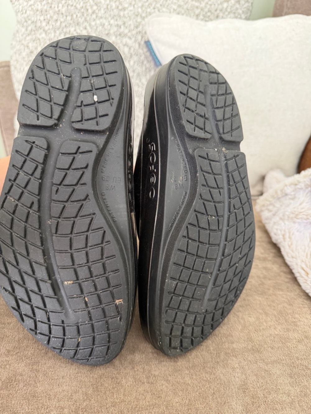OOFOS Black platform flip flop - Picture 4 of 4